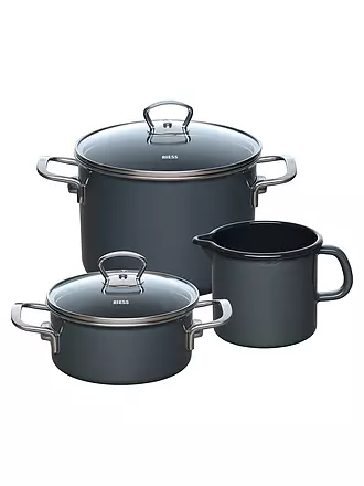 RIESS | Set base 3 pz. NOUVELLE PUR Lemon | grau